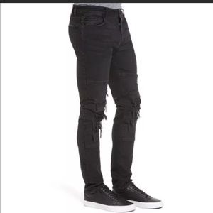 Hunter DL1961 black skinny denim pants